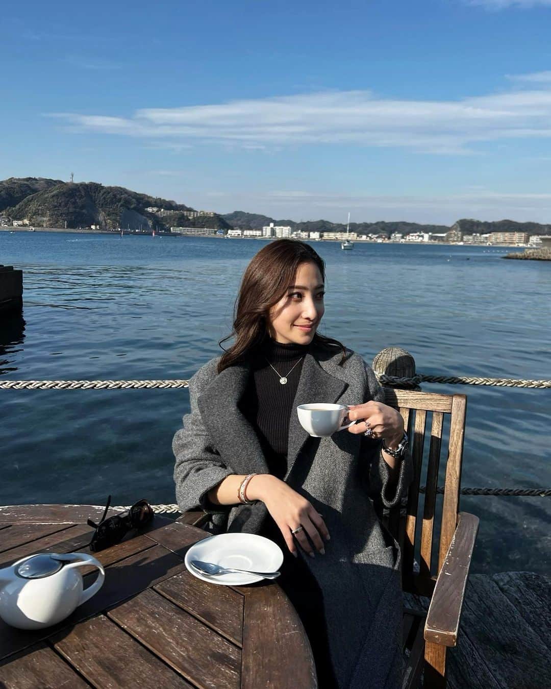 のインスタグラム：「大好きなレストラン😋🍽🇮🇹🌊⚓️  #葉山カフェ #葉山ランチ #ラマーレ」