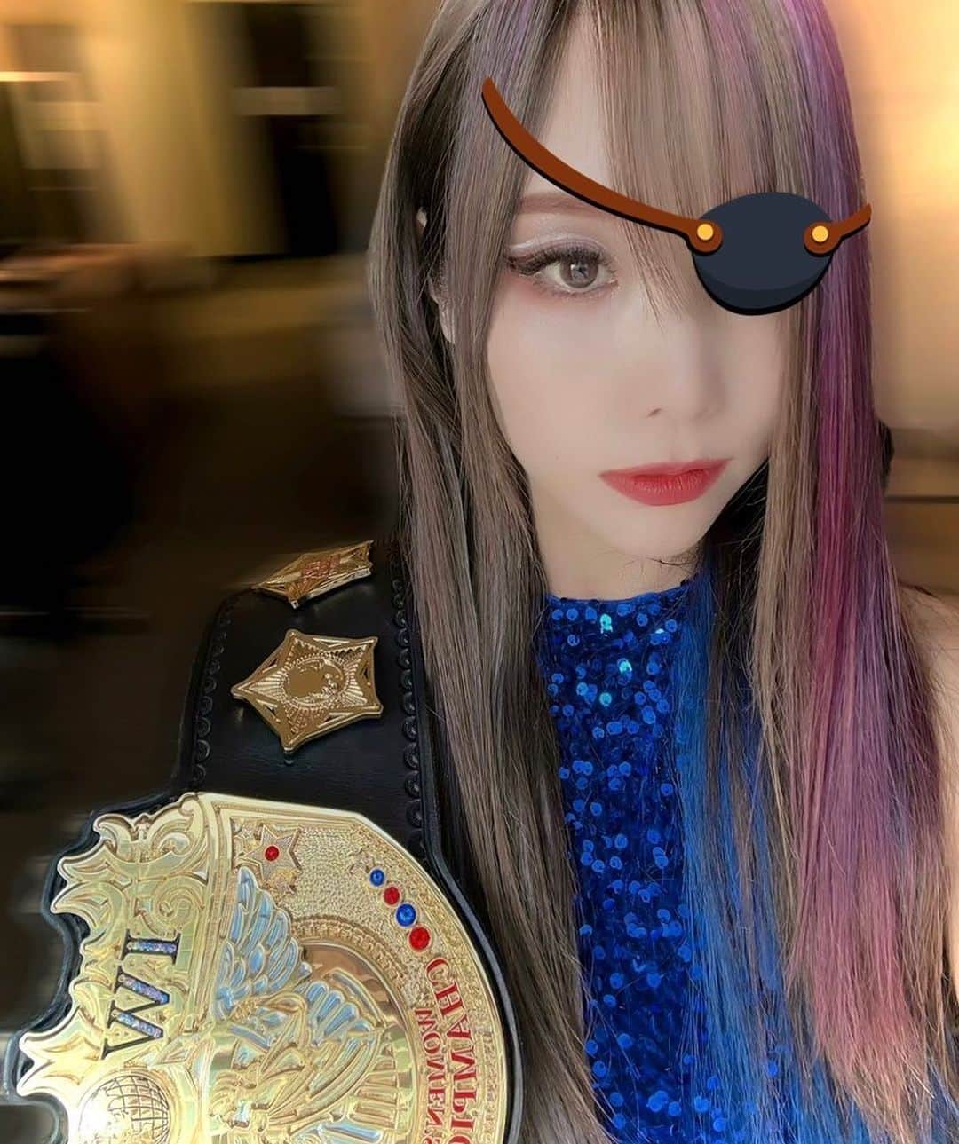 カイリ・セインのインスタグラム：「Press conference  #KAIRI #iwgpwomenschampion」