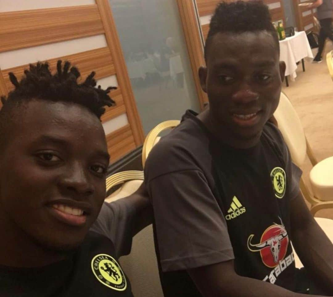 バートランド・トラオレのインスタグラム：「May your soul rest in peace my brother Christian Atsu 💔」