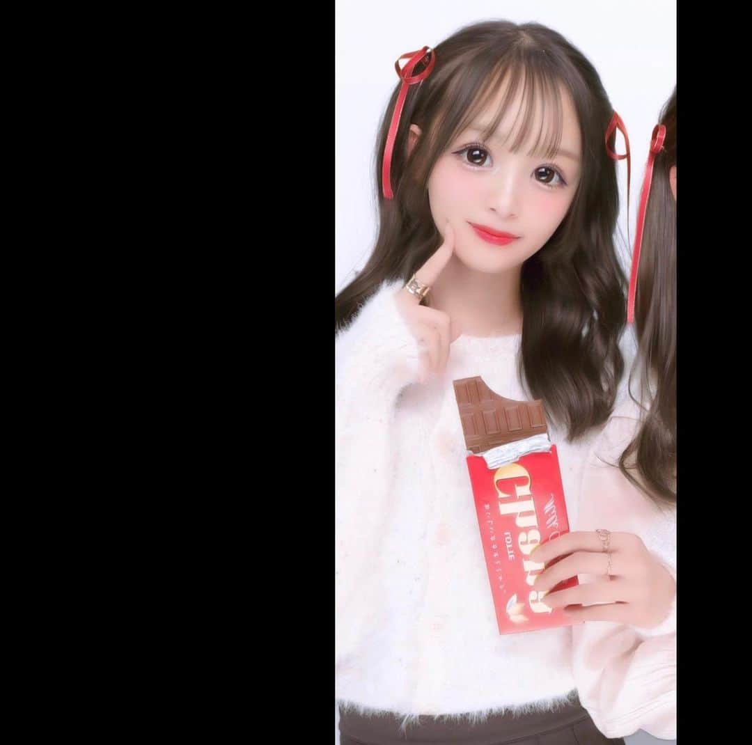 中山あやかのインスタグラム：「遅めのバレンタインプリ🍫」