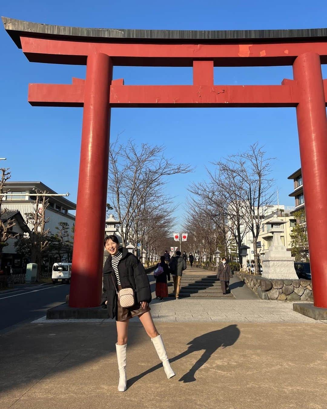 須藤紅さんのインスタグラム写真 - (須藤紅Instagram)「昨日は友達と鎌倉デート💝 ・ ・ 大仏様焼きが可愛いし美味しかった🙌🏻🫶🏻   #鎌倉 #鎌倉グルメ #鎌倉食べ歩き   #鎌倉デート #ともや #韓国ファッション  #ロングブーツ #fjk #06」2月18日 20時14分 - beni0805