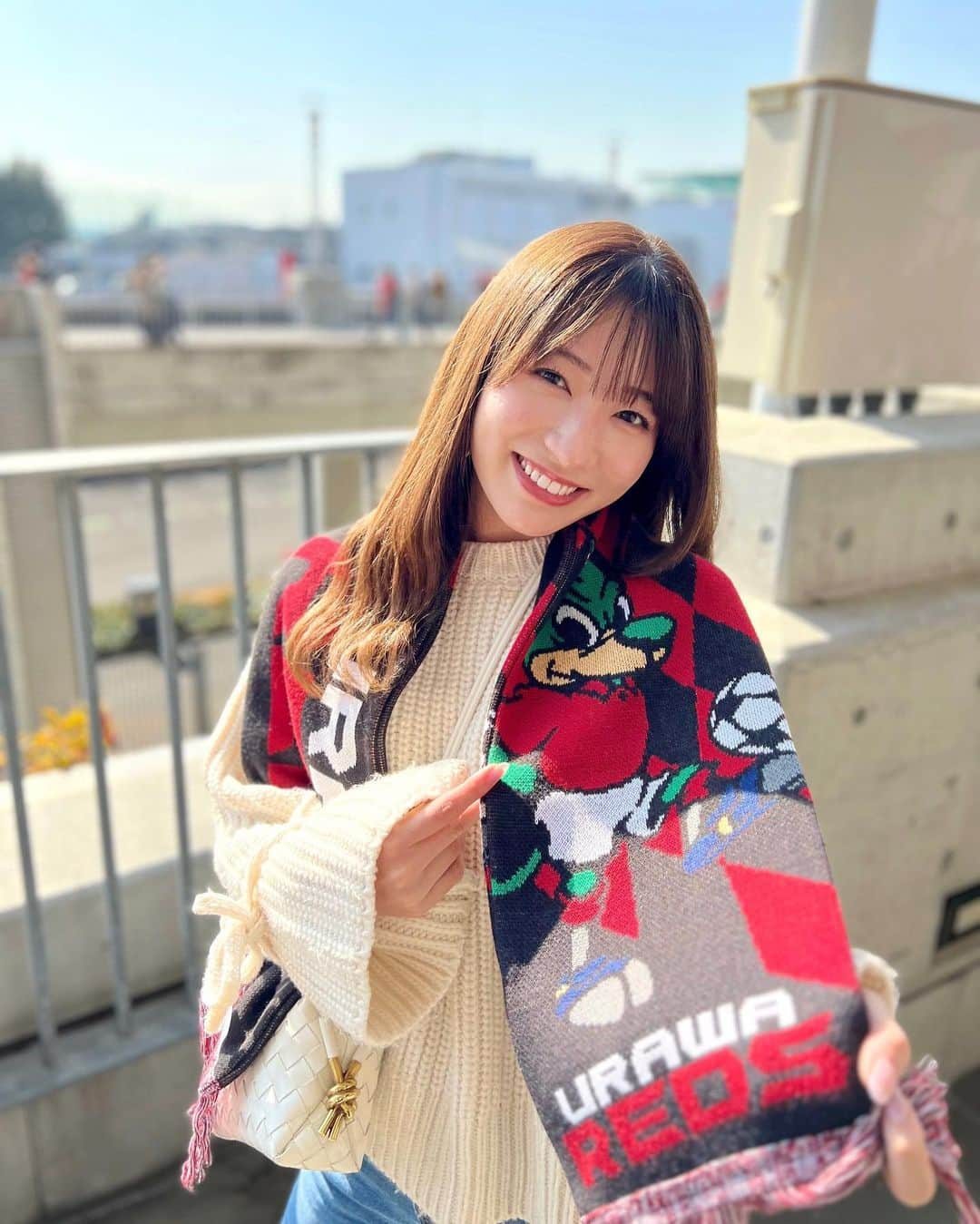 北川彩のインスタグラム：「. 行ってきました！！  #浦和レッズ #urawareds」