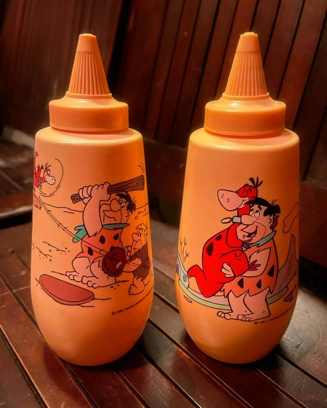 大川知英さんのインスタグラム写真 - (大川知英Instagram)「80's French's Mustard Bottle  Hannabarbra FlintStones🤡 デザイン違いとかお最&お高だけど 罪だよね..upi❗️🤡 #frenchs#mustardbottle #Hannabarbra#frintstones  #vintage#80s#デザイン違いは罪 #お最の高#amecajiboys #vcc #アメトイ部#YouTube#captain」2月18日 23時22分 - zupposi_swamp