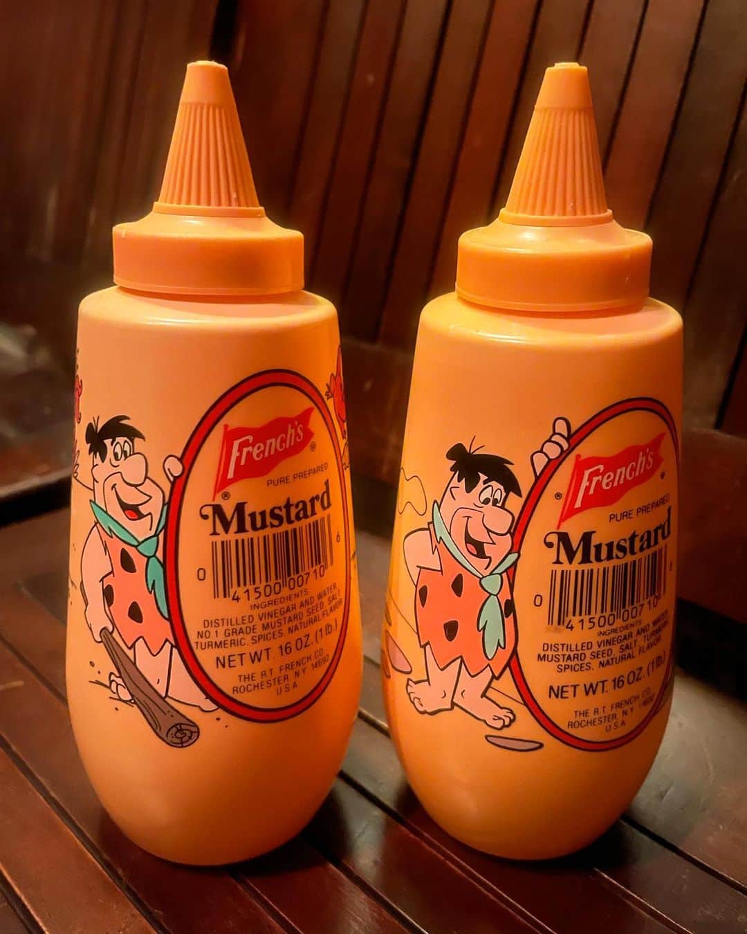 大川知英さんのインスタグラム写真 - (大川知英Instagram)「80's French's Mustard Bottle  Hannabarbra FlintStones🤡 デザイン違いとかお最&お高だけど 罪だよね..upi❗️🤡 #frenchs#mustardbottle #Hannabarbra#frintstones  #vintage#80s#デザイン違いは罪 #お最の高#amecajiboys #vcc #アメトイ部#YouTube#captain」2月18日 23時22分 - zupposi_swamp