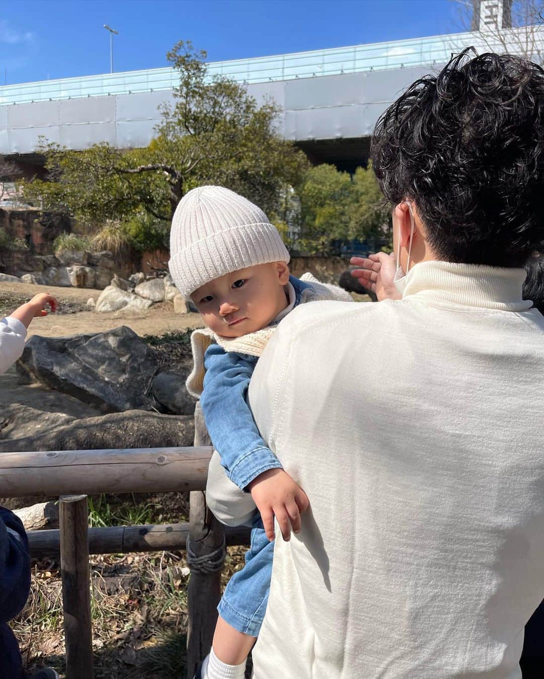木村安梨沙のインスタグラム：「初めての動物園へ🐘 デビューは天王寺動物園に行ったんだけど 息子が大好きなゾウさんはいなくて 唯一テンション上がってたのはまさかのオオカミ🐺でした（笑） でも指さしてわぁって言ってたりして お母ちゃんは感動🥹❤️‍🔥 ちなみに、旦那さんと初めて2人でデートしたのも 天王寺動物園というプチ情報👏🏻（笑） なんかそんな場所に子供👶🏻と行くなんて 感慨深いものがありました✨」