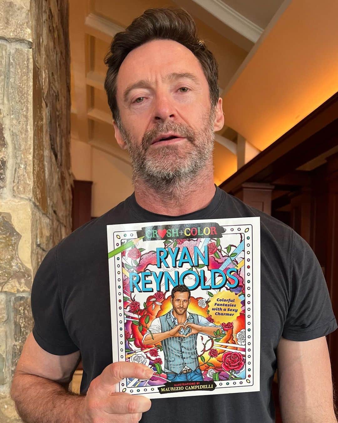 ヒュー・ジャックマンのインスタグラム：「🖍️ 💯❤️‍🔥」