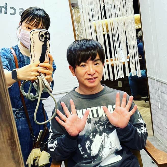 濱口優のインスタグラム：「#美容院 ##シュリット　#schritt」