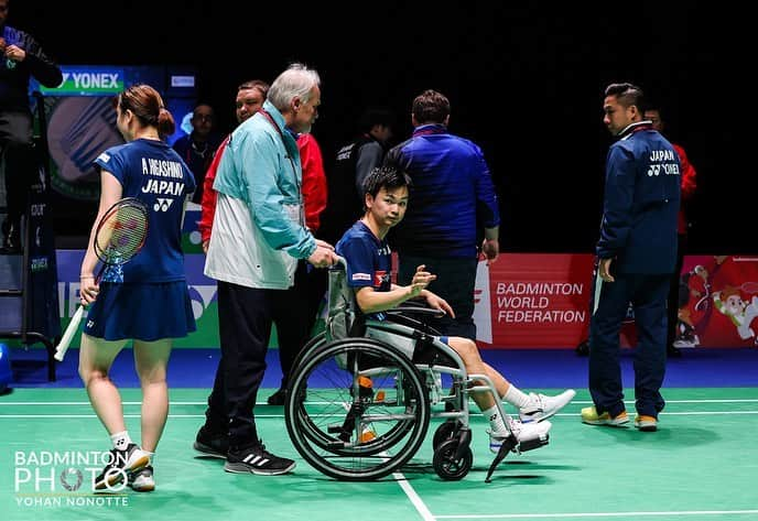 渡辺勇大のインスタグラム：「Life is fun. Enjoy life.  @badmintonphoto_official」