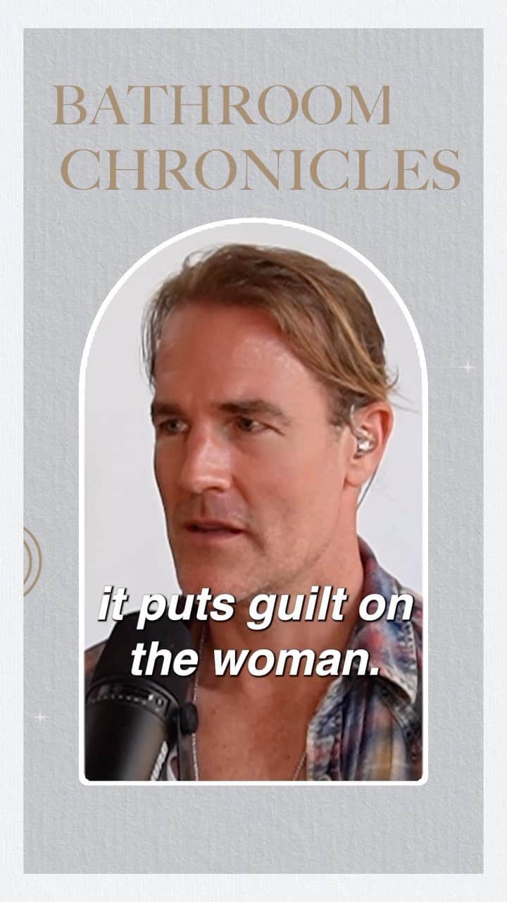 ジェームズ・ヴァン・ダー・ビークのインスタグラム：「You don’t think about it until you do… @bathroomchroniclespodcast @vanderkimberly @peggyrometo #miscarriage #pregnancyloss #pregnancylossawareness」