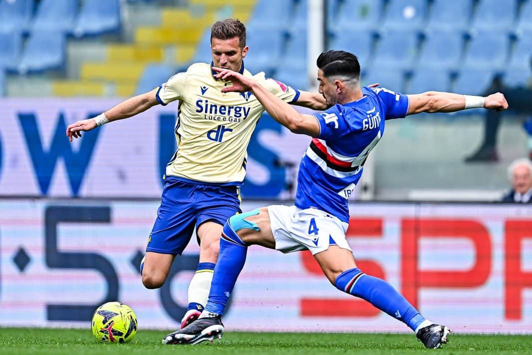 コライ・ギュンターのインスタグラム：「Finalmente 🦾 sempre avanti ! Mollare non è una opzione ⚔️ ! +3 #seriea」