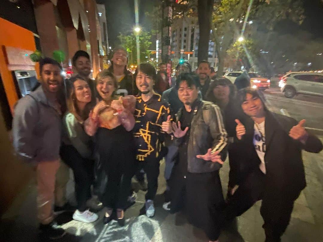 山崎千裕のインスタグラム：「2023/03/17 We had super great time !!thank you! @elephantroomaustin @sxsw @route14band @hana_takami @satoshiyamashita @royal_hosaka  #sxsw #sxswmusic #sxsw2023 #route14band #chihiroyamazaki #elephantroom #trumpet」