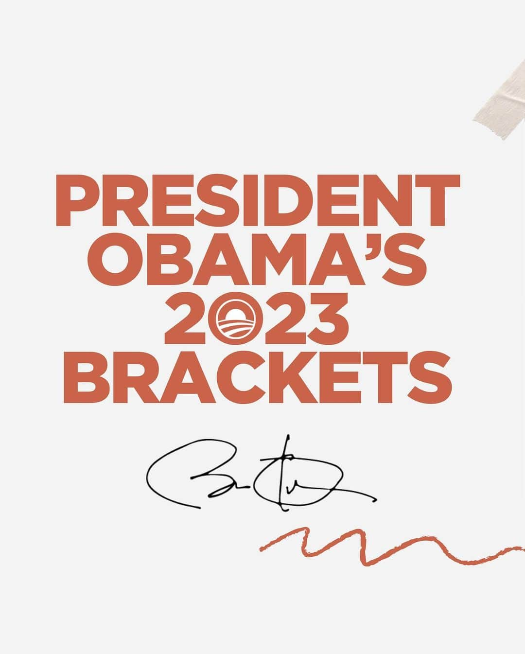 Barack Obamaのインスタグラム：「It’s the best time of year! My #MarchMadness brackets will get busted soon enough, but here are my picks. Who do you have winning it all?」