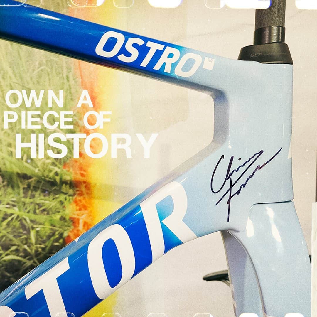 クリス・フルームのインスタグラム：「Factor is proud to be supporting the Live Life Foundation in their efforts to raise money for the Royal Children’s Hospital in Melbourne. A Factor OSTRO VAM Racing for Change Edition Frame signed by @chrisfroome and @simoclarke has been included in the online auction running through the end of March. 100% of the profits raised will be donated to the neurological department at the Royal Children's Hospital.  Follow the link in the bio to learn more and place your bid! - #FactorBikes #RacingforChange #FactorOSTROVAM #BlackInc #LiveLifeFoundation #ChrisFroome #SimonClarke」