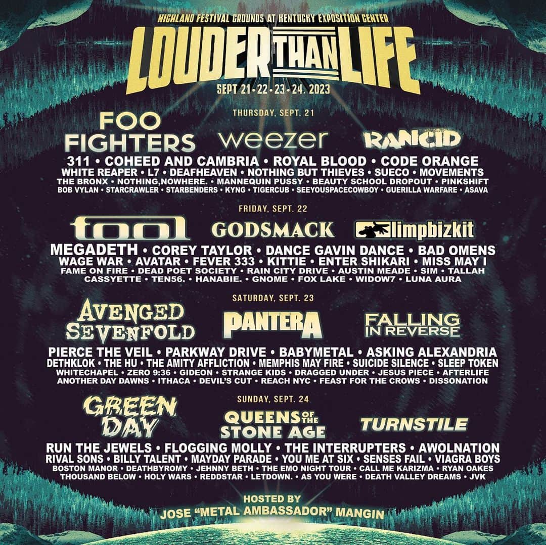 Rancidのインスタグラム：「See you in Louisville at @louderthanlifefest in September🏴‍☠️」