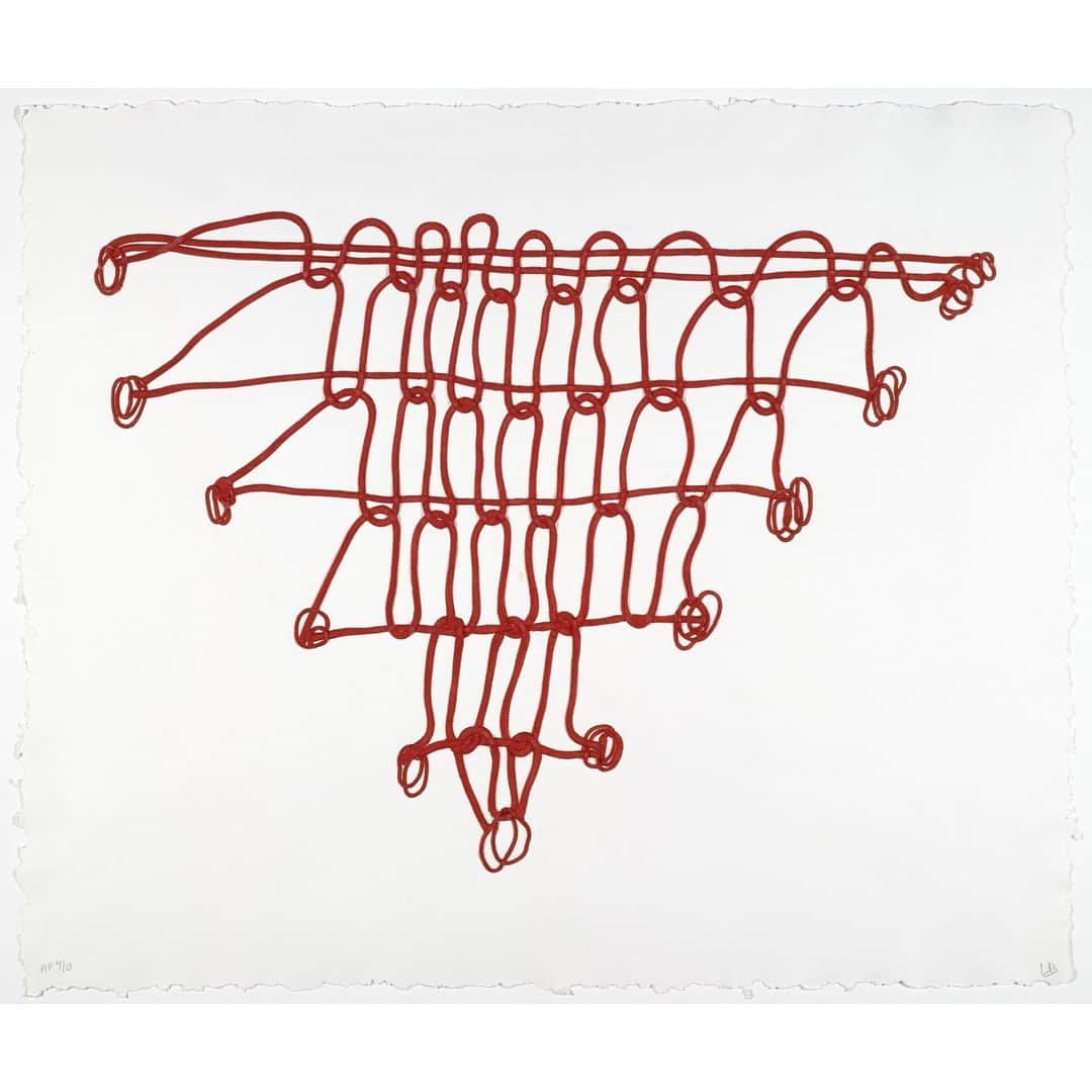 THE ROWのインスタグラム：「Louise Bourgeois; ‘Crochet III’, 1998」