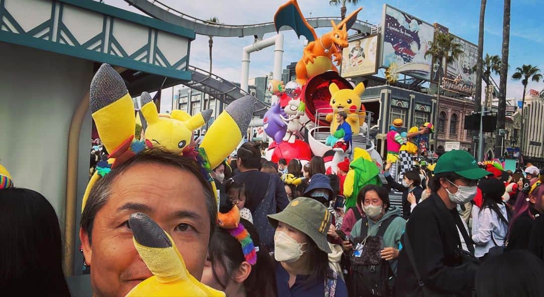 増田順一さんのインスタグラム写真 - (増田順一Instagram)「超楽しかったー！！！やばすぎる(笑)  #ポケモン #ピカチュウ #リザードン #USJ #usjパレード #pokemon #pikachu #universalstudiosjapan」3月16日 16時54分 - pokemon_masuda