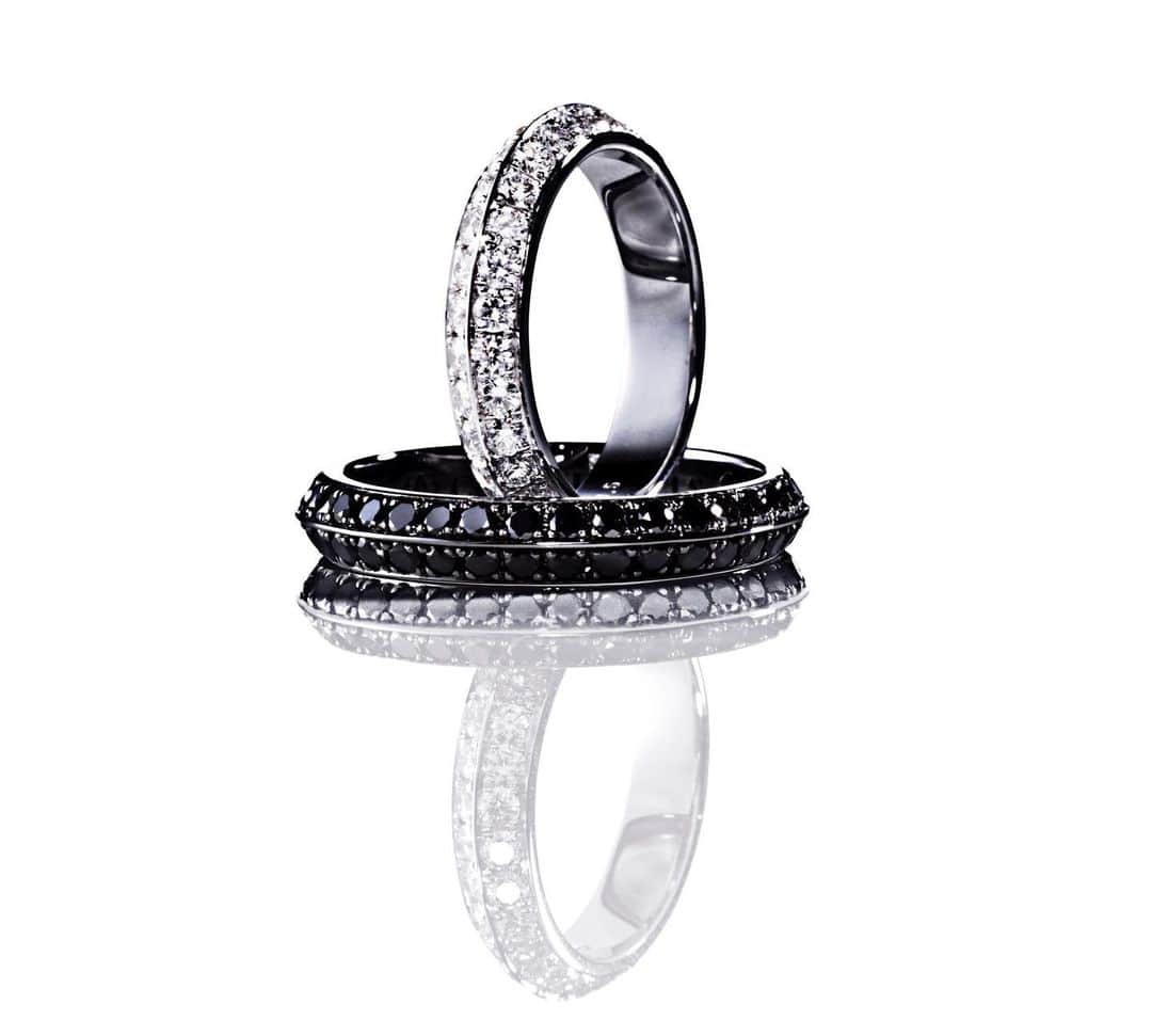 のインスタグラム：「FLORA | COREJEWELS®︎ #corejewels #blackdiamond  #corejewelscrious #diamond #ring #art #jewelry #corejewelsharajuku #corejewelslab」