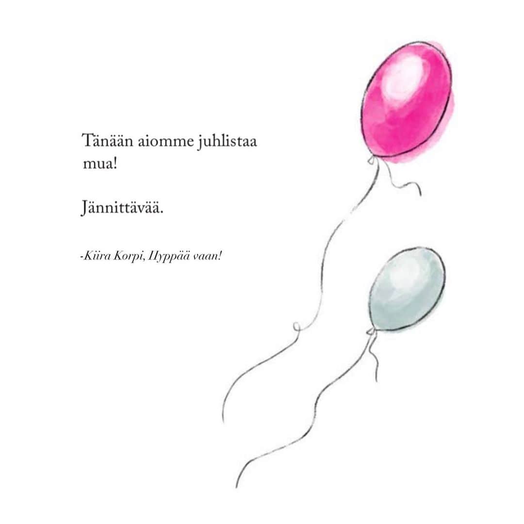 キーラ・コルピのインスタグラム：「Muistetaan juhlistaa itseämme ja omia saavutuksiamme, vaikka se tuntuisi joskus paljon jännittävämmältä kuin muiden juhlistaminen.  Teksti kirjasta Hyppää vaan! sivulta 156.  #hyppäävaan」