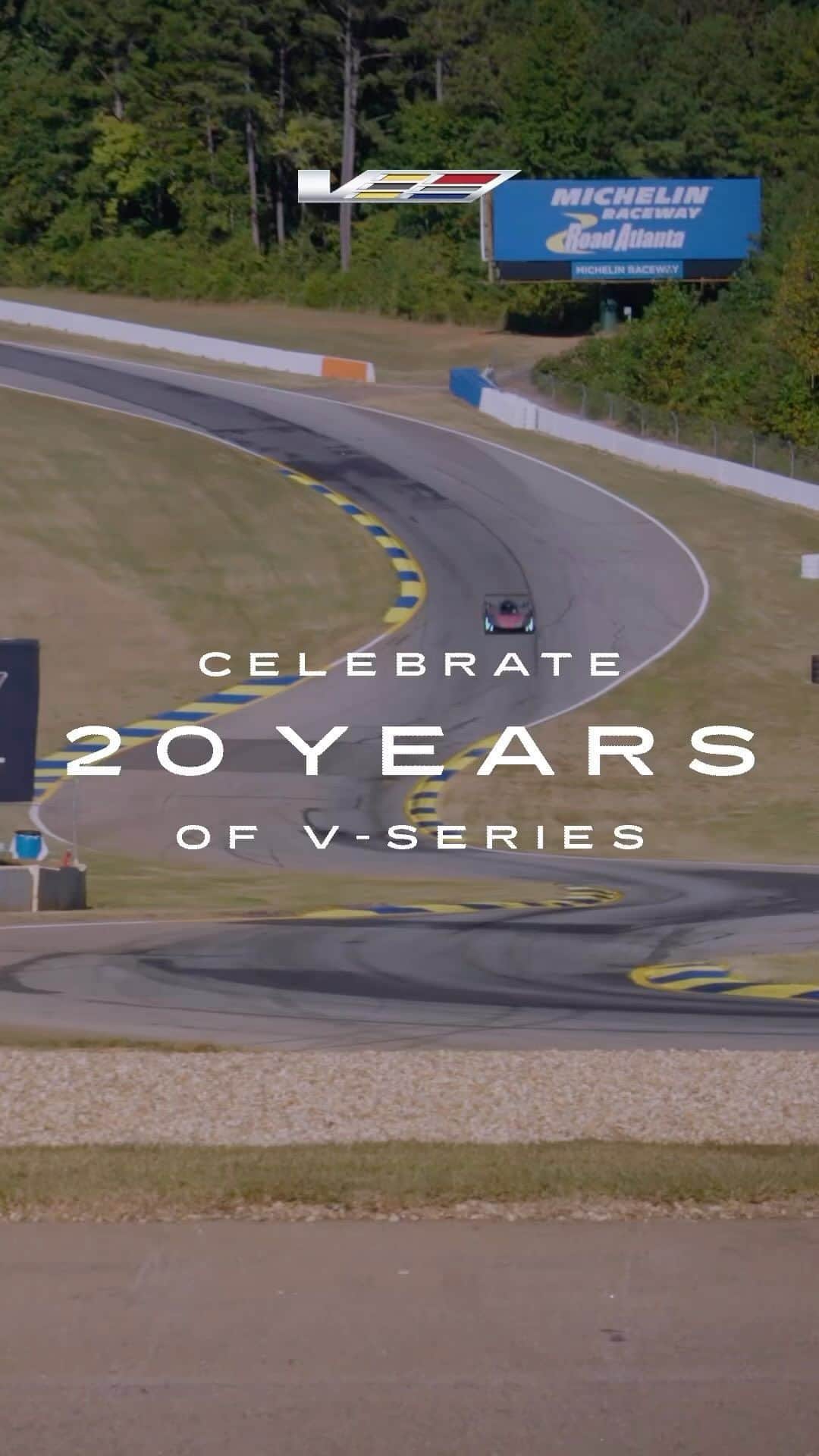 キャデラックのインスタグラム：「Join the 20th anniversary of V-Series celebration. Follow @cadillacvseries for a celebration of performance so big, we need a full year. #BeIconic #CadillacRacing #VSeries20th #CadillacVSeries」