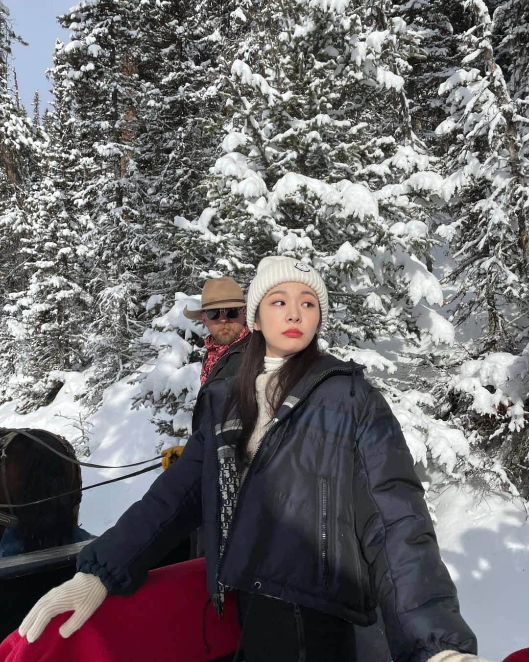 キム・ヨナのインスタグラム：「🇨🇦 🤠 ❤️」