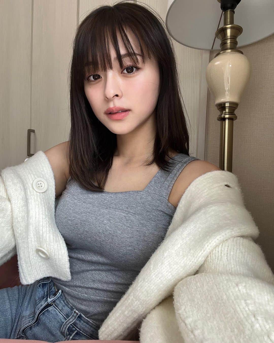 かおりのインスタグラム：「ナチュラルな日🤍  #ナチュラル」