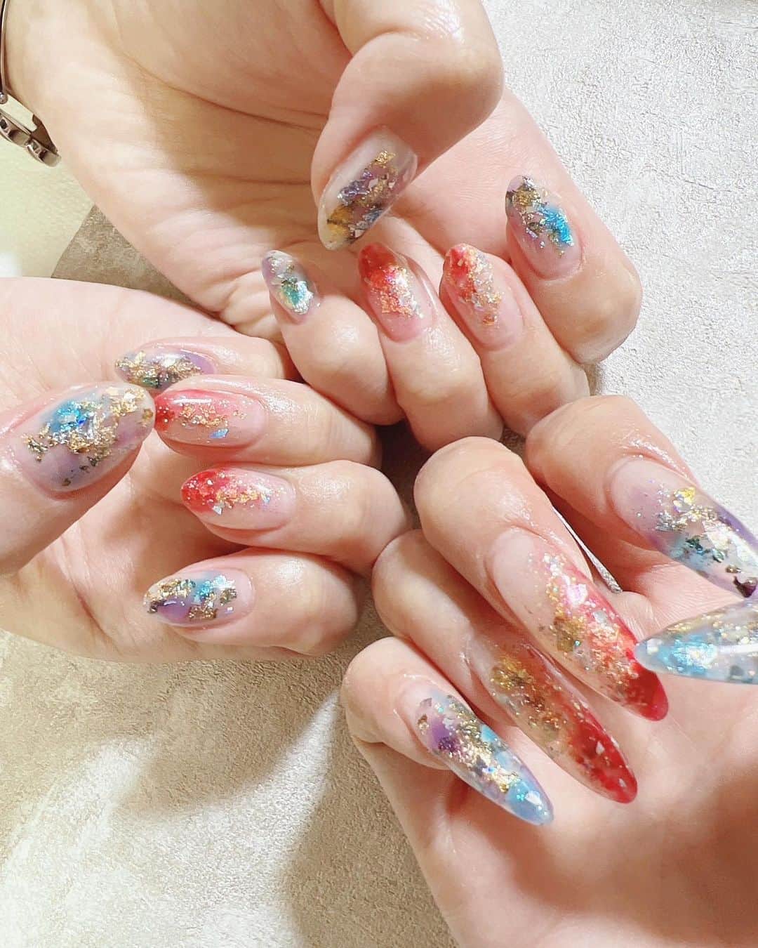 のインスタグラム：「おそろできゃわなの〜❤︎❤︎」