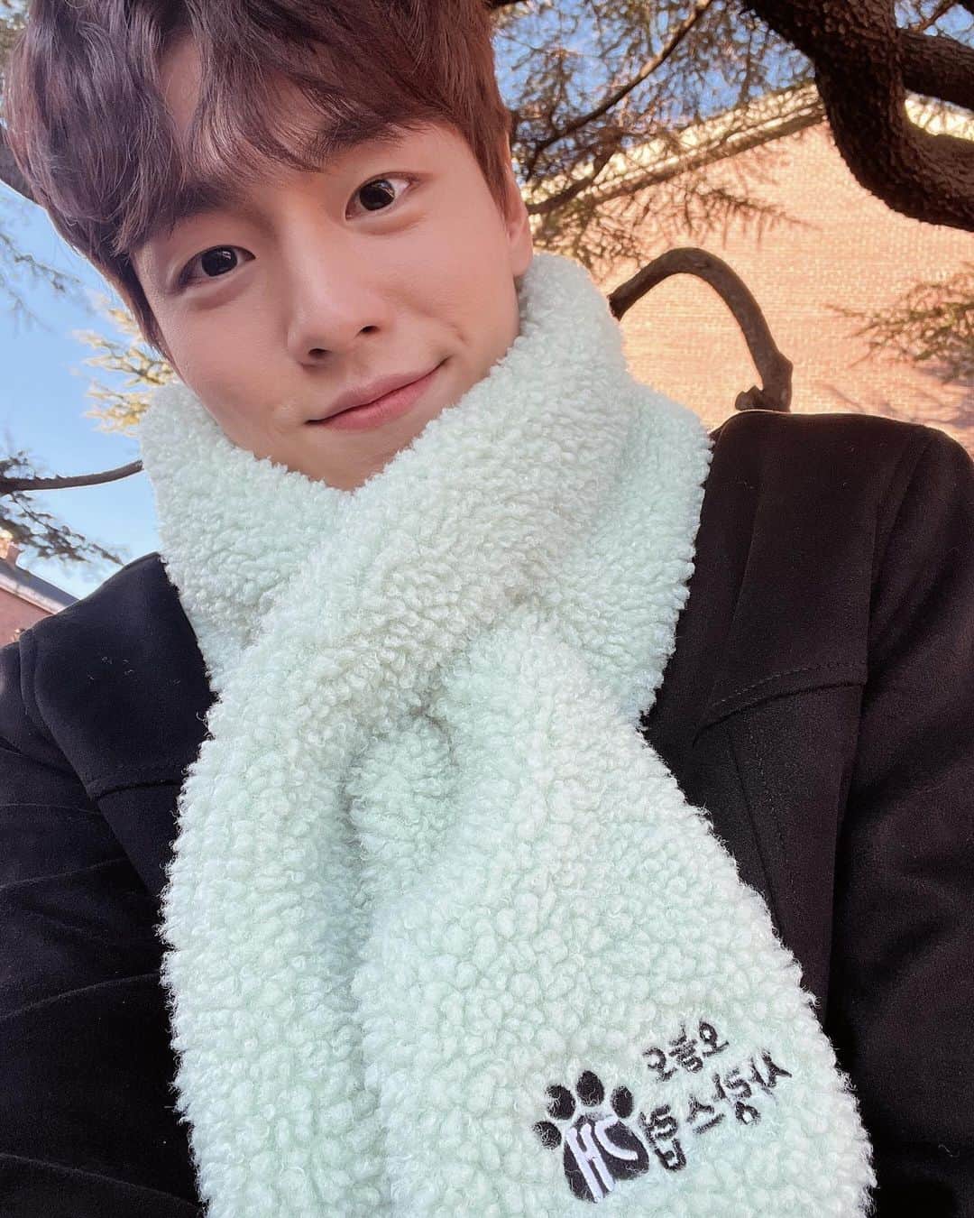 イ・ヒョヌのインスタグラム：「오늘도 사랑스럽개🐶🐯」