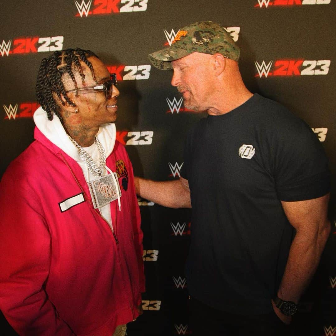 ソウルジャ・ボーイ・テレムのインスタグラム：「childhood dream no cap ✔️ met the legend stone cold 🥶 3:16」