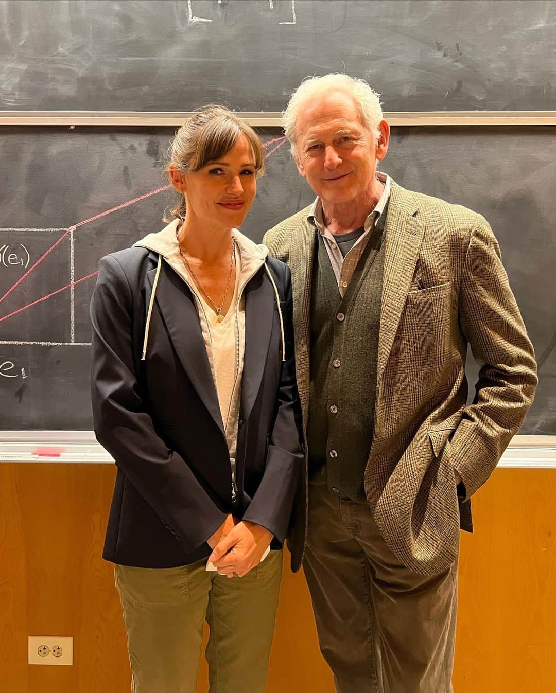 のインスタグラム：「Watch #TheLastThingHeToldMe on @appletvplus (streaming April 14th!) to see how @therealvictorgarber spreads some magic—because everything’s better when I’m next to you, Spy Daddy. Happy birthday. ♥️」