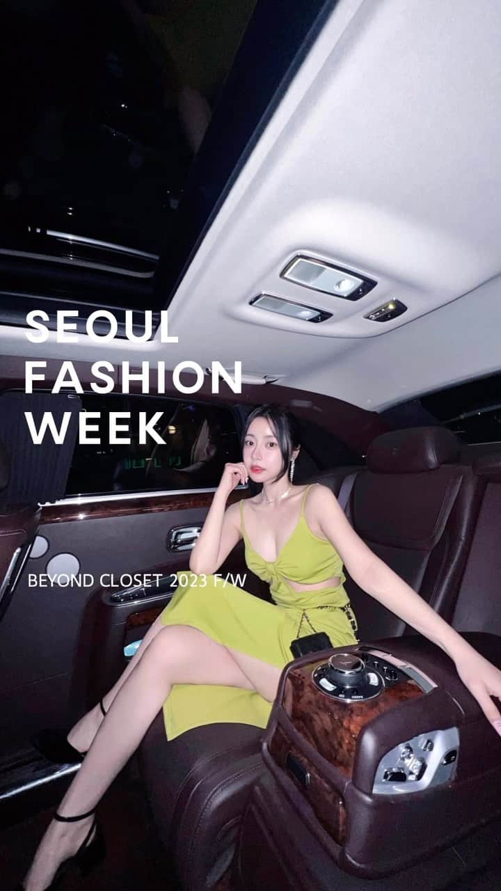 ジョンヨのインスタグラム：「2023 F/W Seoul Fashion Week #beyondcloset #gallerynowhy」