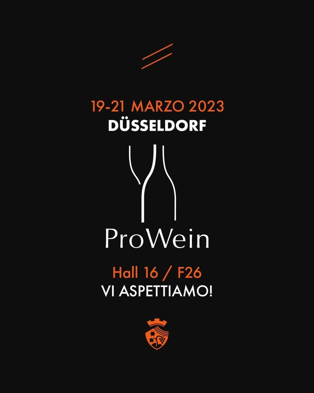 Mionetto Proseccoのインスタグラム：「Save the date: dal 19 al 21 marzo portiamo la freschezza del Prosecco e l'inconfondibile stile Mionetto al ProWein. Ci trovate nella Hall 16, stand F26. Vi aspettiamo!   Save the date: from 19 to 21 March we bring the freshness of Prosecco and the unmistakable Mionetto style to ProWein. You will find us in Hall 16, stand F26. We are waiting for you!  @prowein_tradefair  #mionetto #prosecco  #mionettoeshop  #mionettoprosecco  #mionettoinsieme #orangesoul  #rosewine #rosewinelovers #proseccorosé #proseccolover #proseccotime #proseccosuperiore #proseccohills #collinedelprosecco #prowein  #proweintradefair  #prowein  Bevi Mionetto responsabilmente⁣⁣⁣⁣ Enjoy Mionetto responsibly」