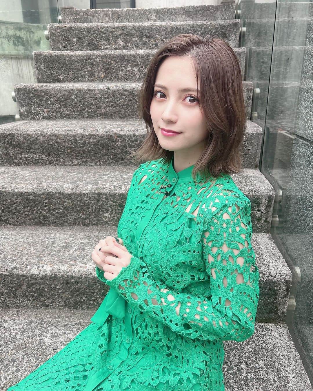 桃月なしこさんのインスタグラム写真 - (桃月なしこInstagram)「珍しくみどりいろです #桃月なしこ #なしこたそ #ゼロイチ褒め」3 ...
