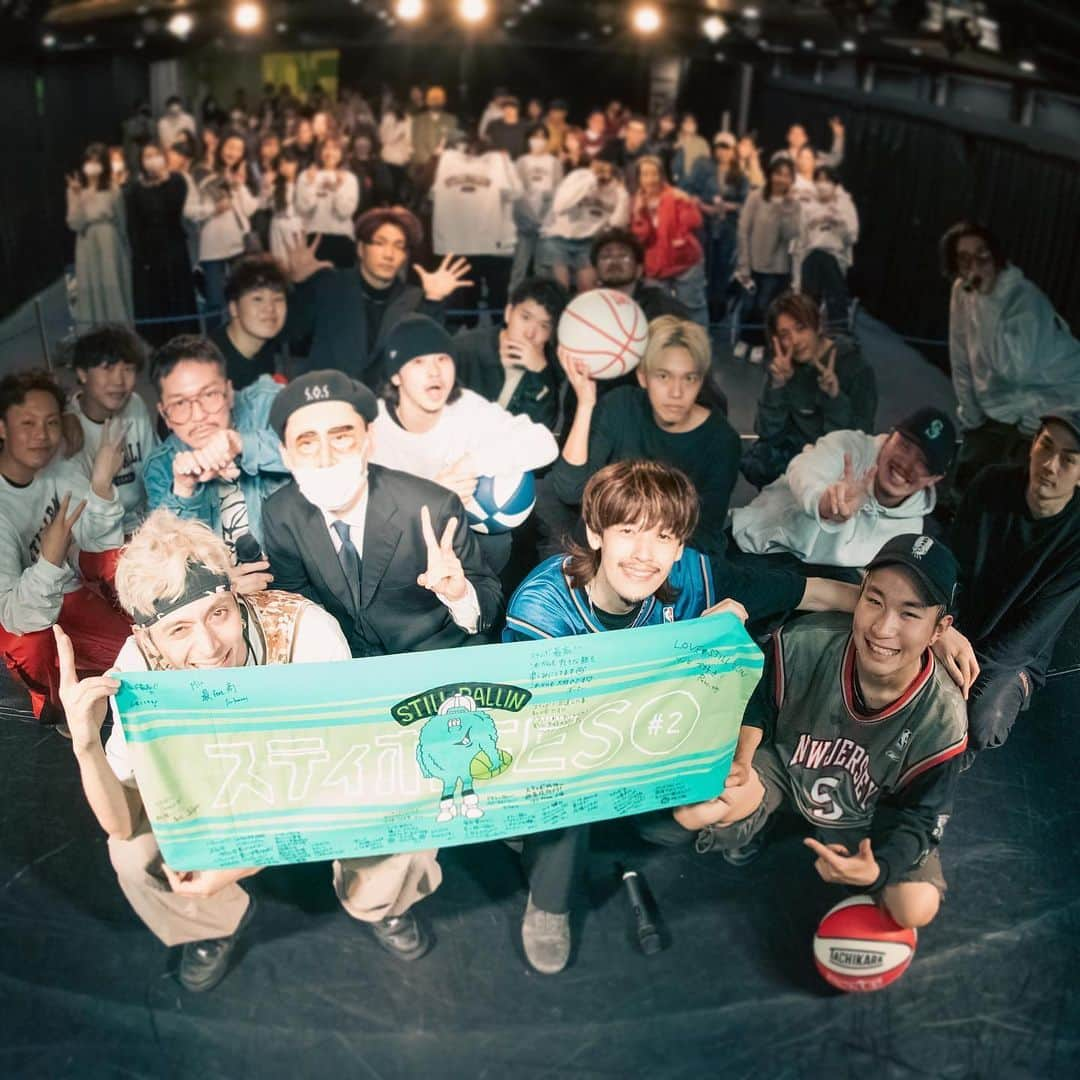 ZiNEZKAMIKAZEのインスタグラム：「stillballin fes vol.2( @stillballin14 ) big thx & love to each one for the big support☺️ありがとうございました。 📸: @chonmagebeam」