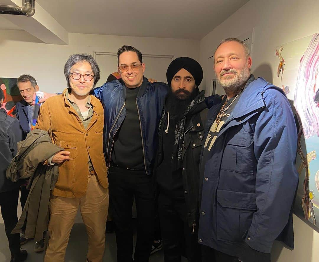 ケンゾーミナミさんのインスタグラム写真 - (ケンゾーミナミInstagram)「Congrats and happy birthday @erikhfoss!  w/ @houseofwaris & @jk5nyc at @shin_gallery @shinhausny」3月17日 22時52分 - kenzominami