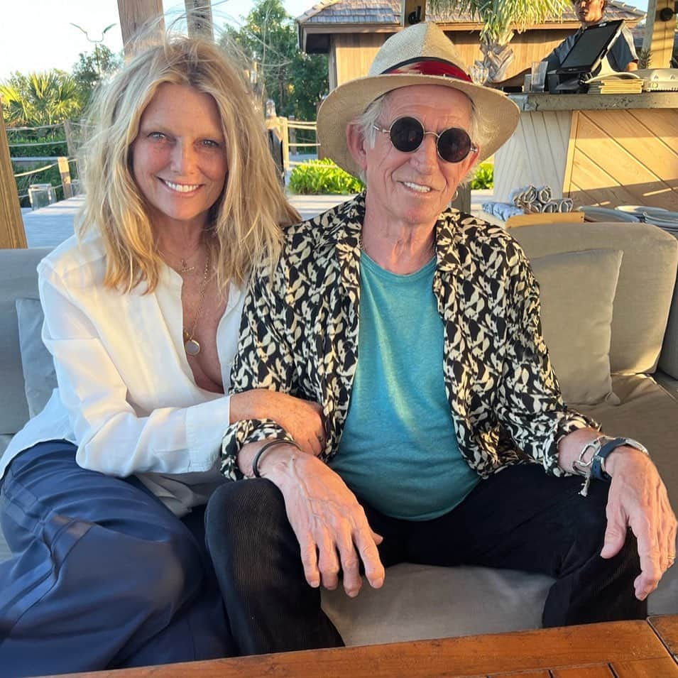 キース・リチャーズのインスタグラム：「Happy, Happy Birthday, Patricia.  I love you!!❤️Keith. @pattihansen」