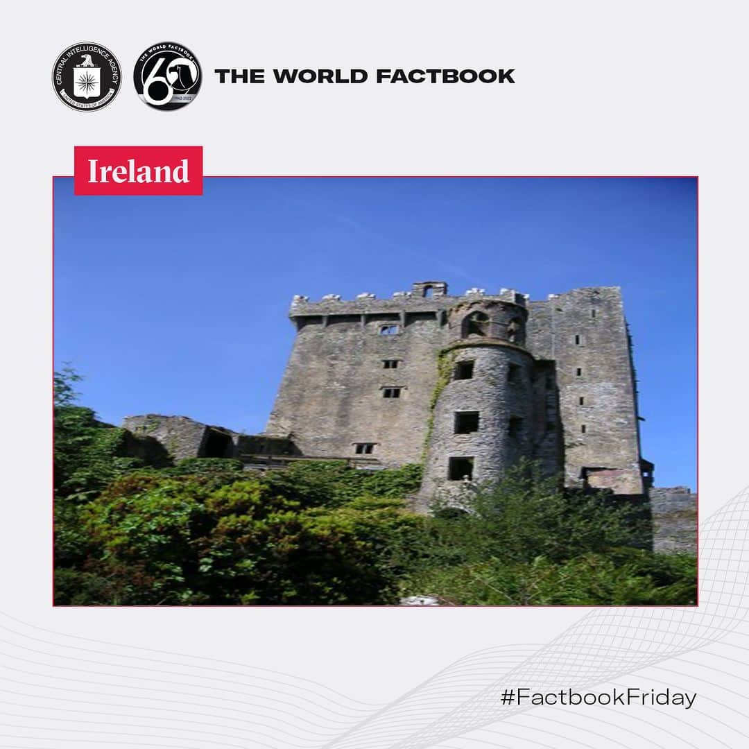 CIAさんのインスタグラム写真 - (CIAInstagram)「This week's Factbook Friday brings you an Irish castle that contains the Blarney Stone that legend says, when kissed, gives the gift of gab.     #FactbookFriday #Ireland #Castle」3月17日 23時25分 - cia