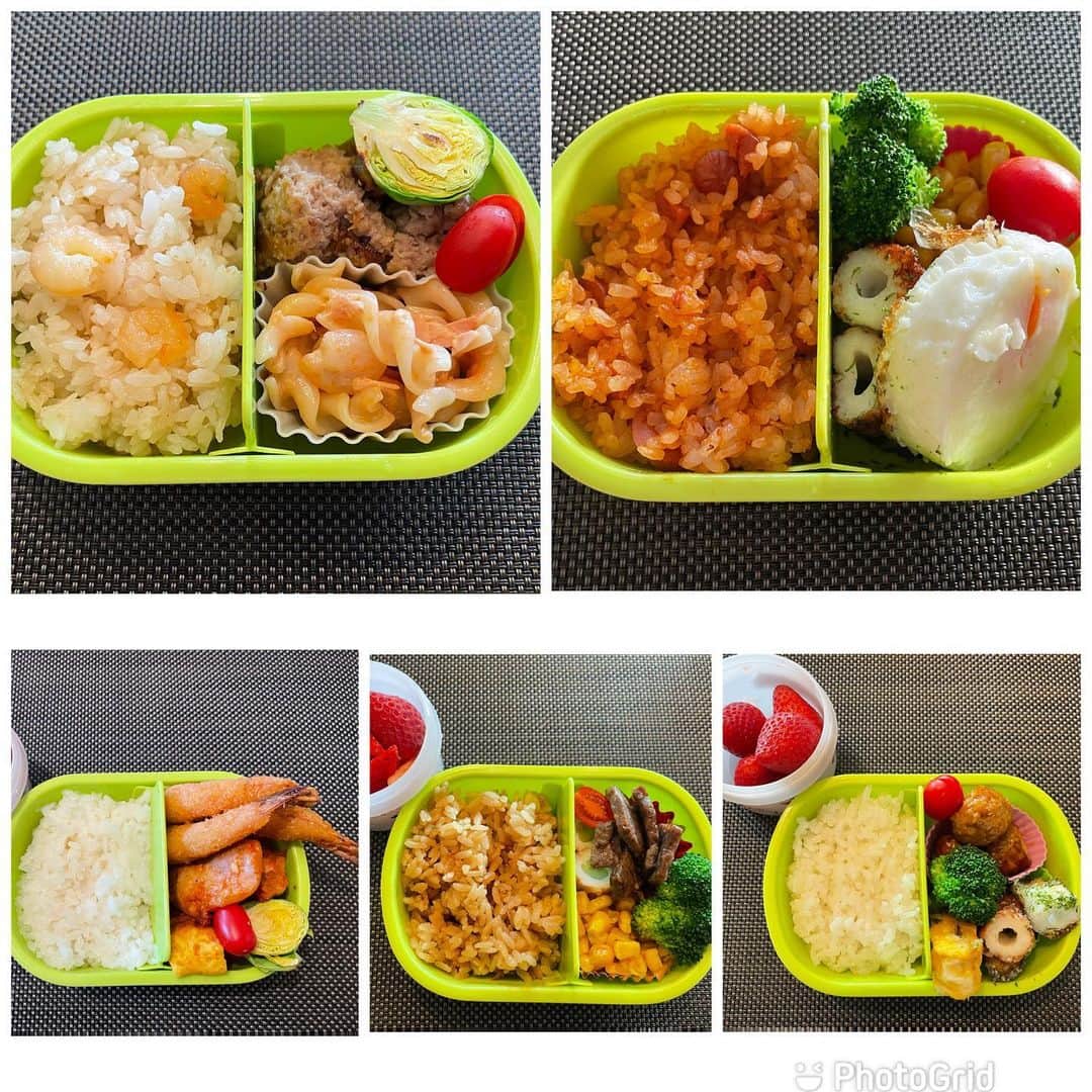 川村ひかるのインスタグラム：「❤︎  今週もあっという間の1週間でした🥹  こんなに小さいお弁当箱なのに 残してくる日があります。 👩なんで、お弁当残すの？ 👦だってお友達と早く遊びたいんだもん 👩ちゃんと全部食べてからじゃないとダメだよ… 👦◯◯がめちゃくちゃ話しかけてくるの  確かにランチタイムって楽しいよね🎵  だから帰宅するといつもお腹ペコペコでお腹すいたーと叫ぶ息子👦 最近は帰宅して軽くご飯  また20時頃にお腹すいたと言って何か食べたいと言いだす…  食欲があるのは良いことだけど、なかなか準備が大変になってます🍳  #6さい男子  #お弁当記録  #今週は味付けご飯が多かった」