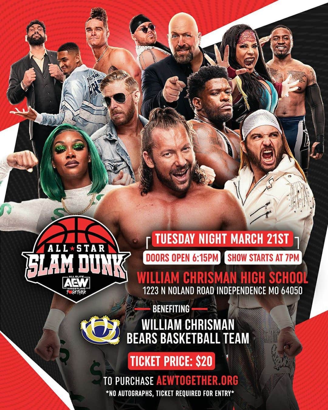 ニック・ジャクソンのインスタグラム：「Charity event featuring 3 point contest, horse, and many more fun basketball related games all for a good cause.」