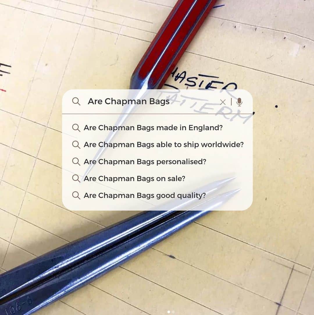ジョンチャップマンのインスタグラム：「A little FAQ with some of your most common questions. Like to know more? Leave us a comment below.   #Chapman # Chapmanmade #discoverchapman #mychapman #Britishcraftmanship #madeinengland #flyingtheflag」