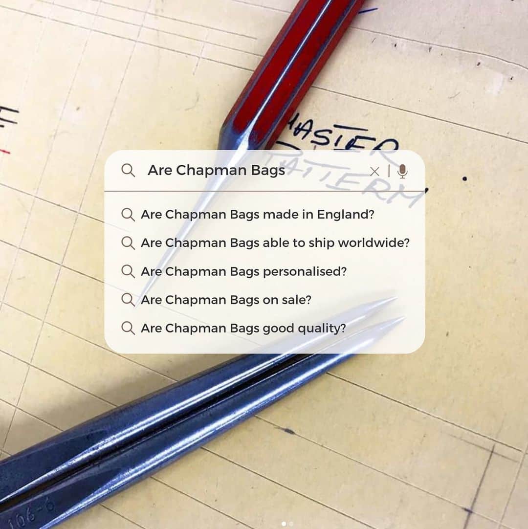 ジョンチャップマンのインスタグラム：「A little FAQ with some of your most common questions. Like to know more? Leave us a comment below.   #Chapman # Chapmanmade #discoverchapman #mychapman #Britishcraftmanship #madeinengland #flyingtheflag」