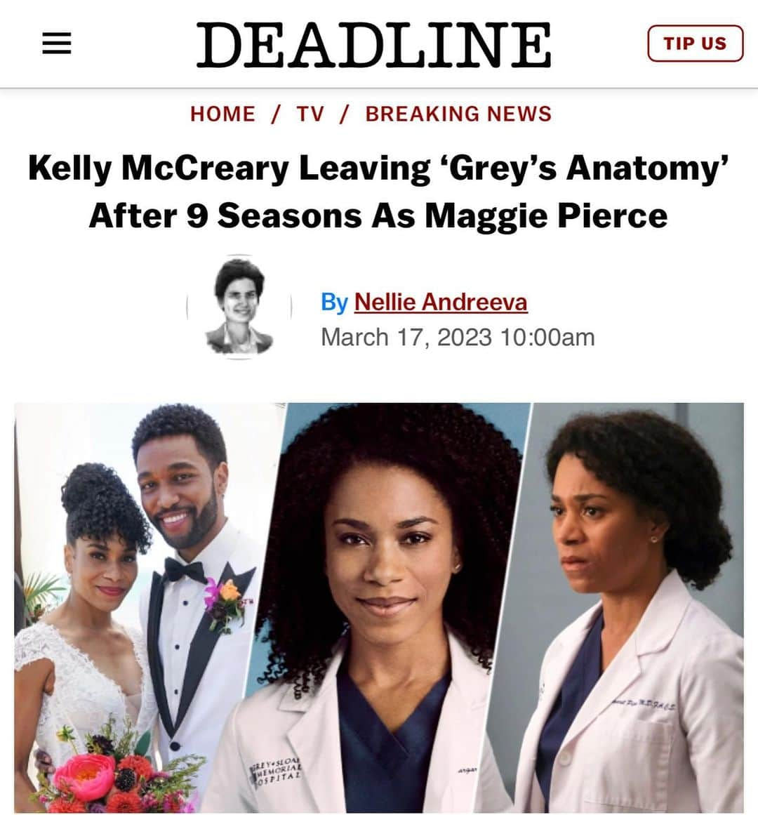 Kelly McCrearyさんのインスタグラム写真 - (Kelly McCrearyInstagram)「9 seasons, 200 episodes, scores of heroic surgeries, countless brave patients, dozens of delightful sister house scenes, 1 episode with my real-life sister, some loss and some grief, a few ghostly visitations from mothers, a handful of boyfriends, 2 gorgeous weddings, a bunch of drunken emotional breakdowns, 1 high-speed chase, several awkward dinner parties, 1 punch taken (1 punch thrown), at least 1 pratfall, buckets of tears, innumerable fits of laughter, all the medical jargon mastered, a slew of friends for life, myriad collaborators who grew me as an artist, 1 grateful heart and 1 massive THANK YOU. What a ride! 🥹♥️🙏🏾  *Link to full press release in bio*」3月18日 2時47分 - seekellymccreary