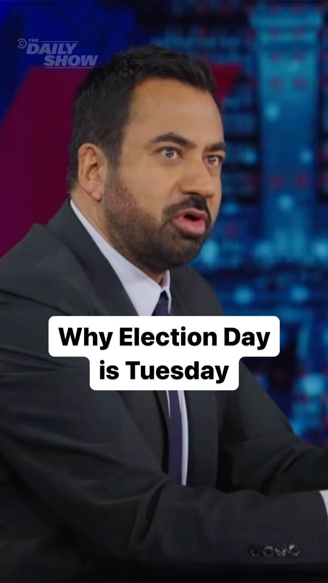 のインスタグラム：「“That Election Day is on a Tuesday is not by accident.” @kalpenn」