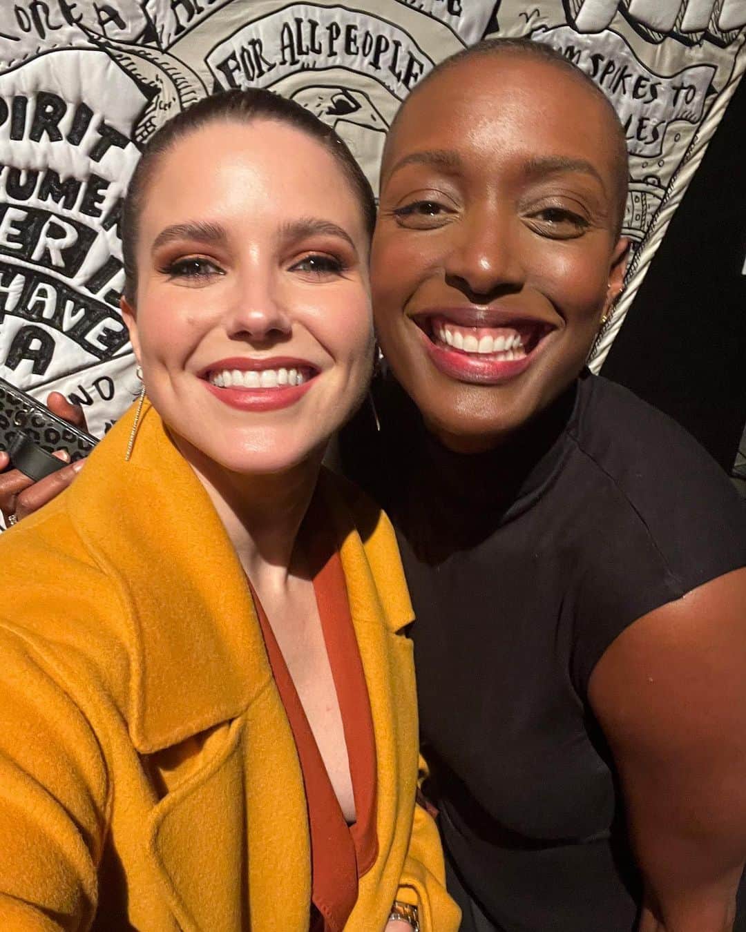 ソフィア・ブッシュさんのインスタグラム写真 - (ソフィア・ブッシュInstagram)「I can’t believe it’s been a week since this perfect night with #ad @womeninfilmla and my friends @johnniewalkerus at the #WIFOscars Party! It is a JOY to celebrate the incredible women in film, and I am still buzzing from the energy in that room. What a moment, toasting 65 (sixty five!!!) women nominees this year. I got to catch up with friends, listen to the nominees speak, and check out the gorgeous @johnniewalkerus First Strides carpet. It’s a living tribute to some of our women trailblazers who have paved the way, ensuring that we and future generations of women can be supported in the arts, and walk the carpet to celebrate our work! Want to learn more about supporting women in the film industry and how you can do your part? Start by watching and discover women made films by visiting www.johnniewalker.com/firststrides. #FirstStrides」3月18日 5時04分 - sophiabush