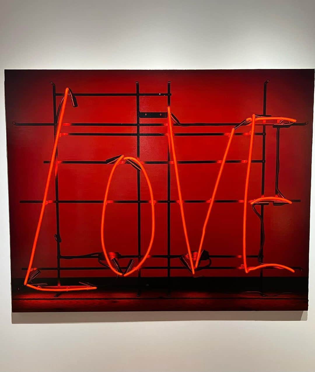国山ハセンのインスタグラム：「Love  #art #六本木クロッシング2022展」