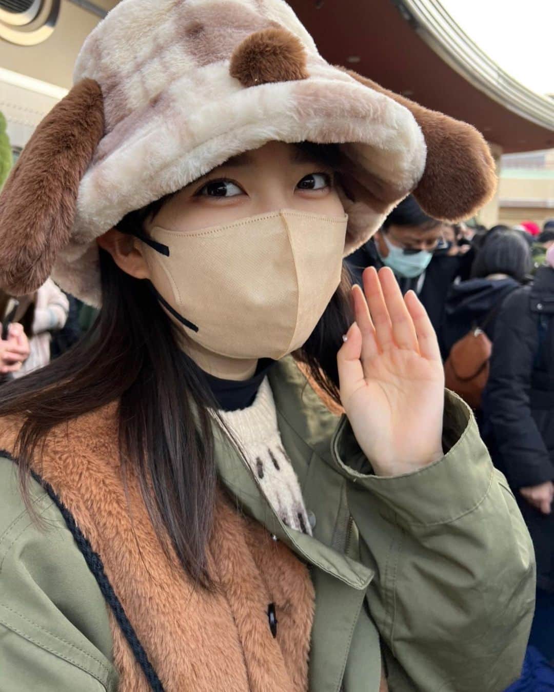 のインスタグラム：「#usj  2月に行った時の✌🏻 またはやく行きたいな〜」