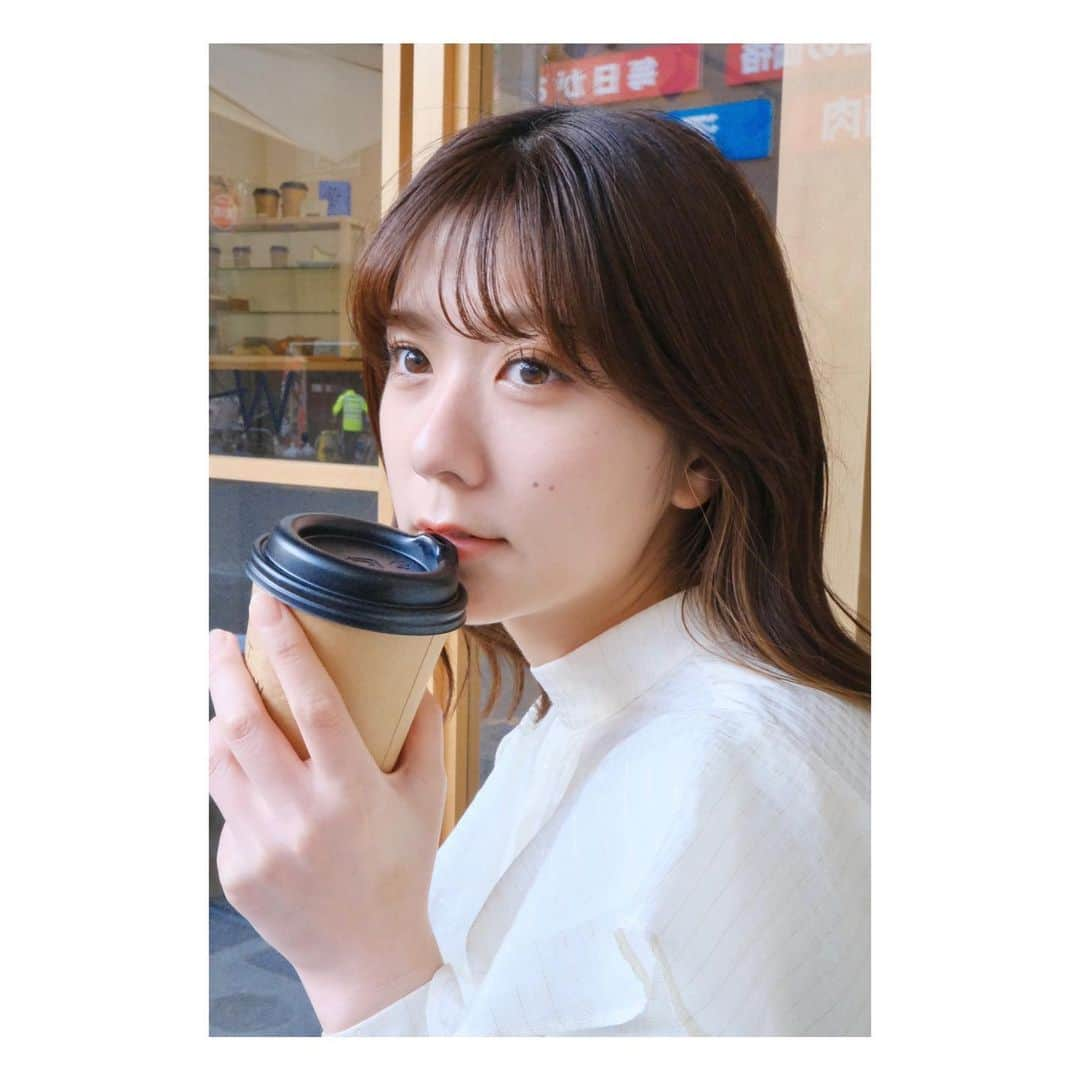 清水麻璃亜のインスタグラム：「☕️ 久しぶりにカメラ使ってみたら使い方忘れちゃってました！また勉強しなきゃ〜📷」