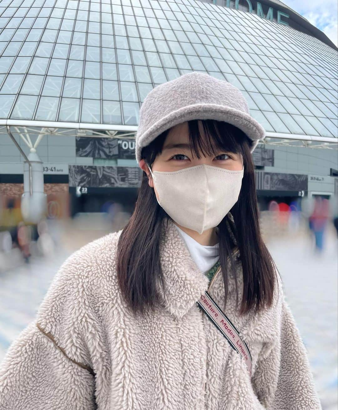 丹生明里さんのインスタグラム写真 - (丹生明里Instagram)「いつの日かのもこもこDAY🐑  #日向坂46 #にぶちゃん #nibugram #チューリップ #メロンパン #ふるさと祭り」3月18日 13時59分 - nibuchan_akari