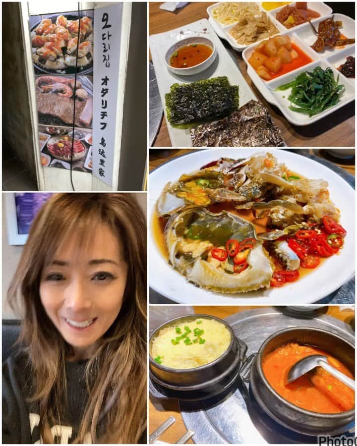 岡田祐佳のインスタグラム：「오다리집 명동/明洞 (オダリチプ)  ケジャン🦀‼️ カンジャンケジャンのお店！！(お肉も食べれます🥩‪🔥）  行きたいお店がまさかのおやすみ！！  でしたが  結果オーライ︎👍🏻 ̖́-  明洞で人気のこちらにこれた😍😍😍  オーナーさん夫婦の方がとても良い人で 美味しさに＋‪α♥️  また、必ず来ます！  てか4月頭行きますけどねwww㊙️  オーナーさんがライブハウスをこの店の上でしてるらしく、そちらもまたおいでと誘って頂きました🥰  韓国に行く時は皆こちらへどーぞw 奥様が日本の方で日本語通じます😊   #오다리집 명동 #明洞   #オダリチプ  #ケジャン  #ミョンドン  #カンジャンケジャン  #焼肉 #カルビ  #日本語 OK #ソウル  #時差投稿  #いつやねん ！」