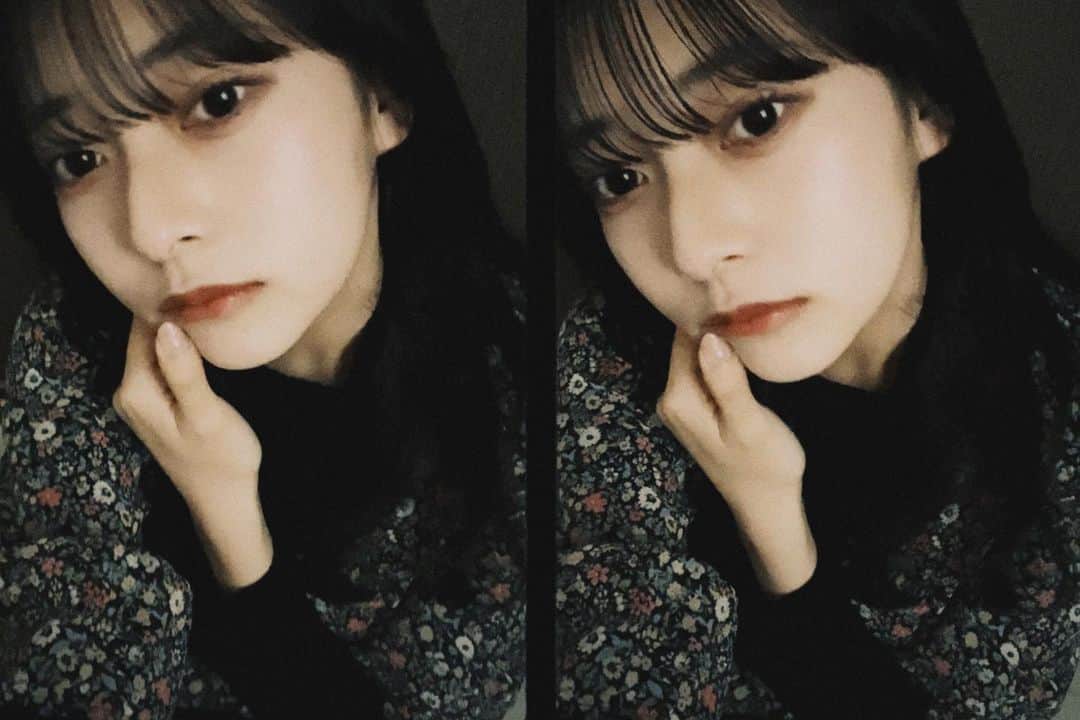 千葉祐夕のインスタグラム：「好きな色はピンクだけど、服は気が付くと黒ばっか〜」