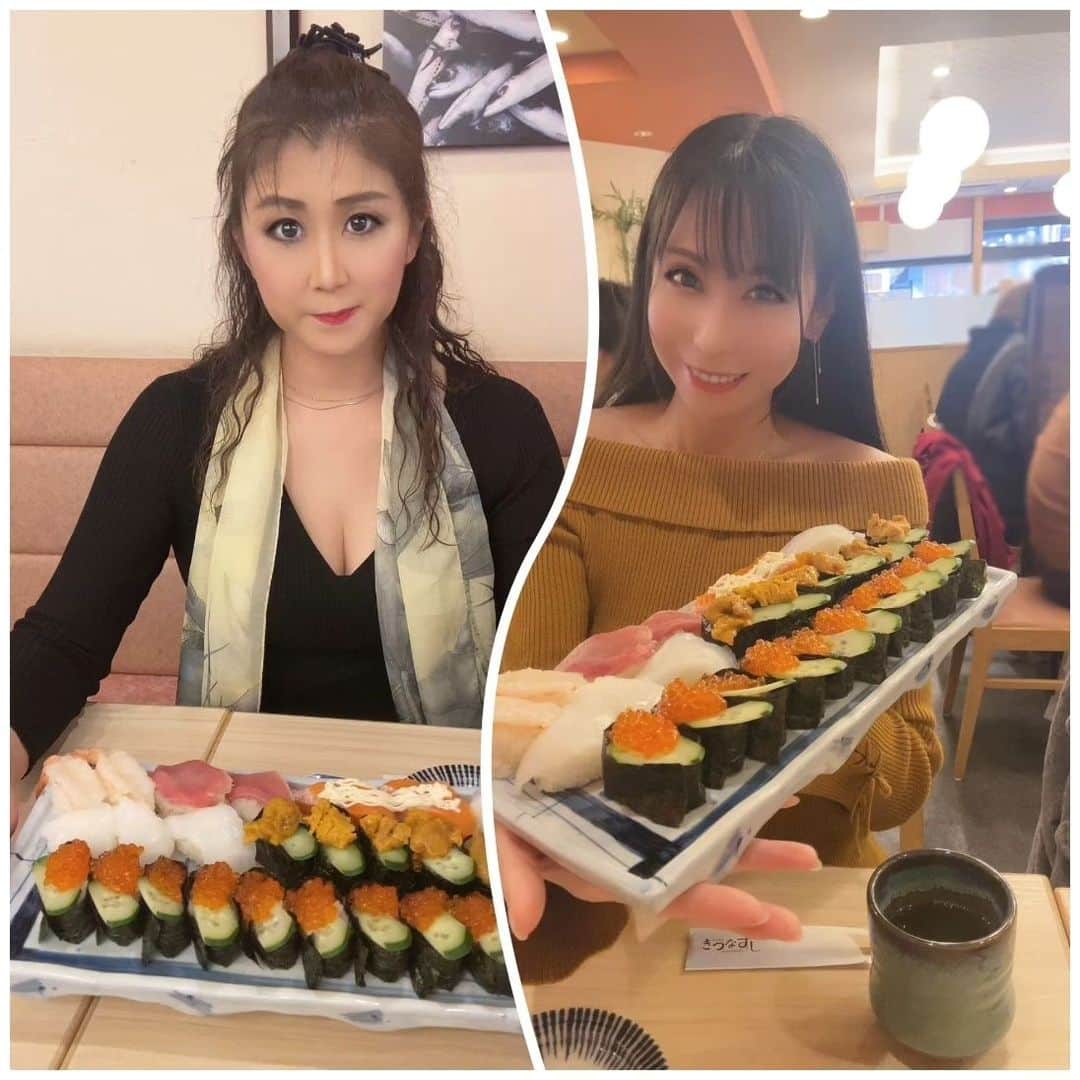 吉岡奈々子さんのインスタグラム写真 - (吉岡奈々子Instagram)「いつかの・・・　#ブランチ #初めての #お寿司食べ放題 #なんかすごかった」3月18日 20時03分 - nanakoyoshioka